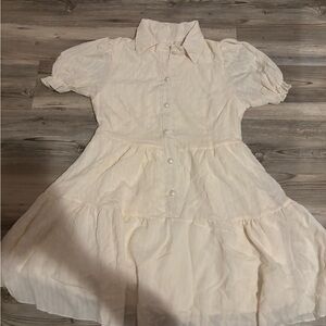 Charming Cream Dress